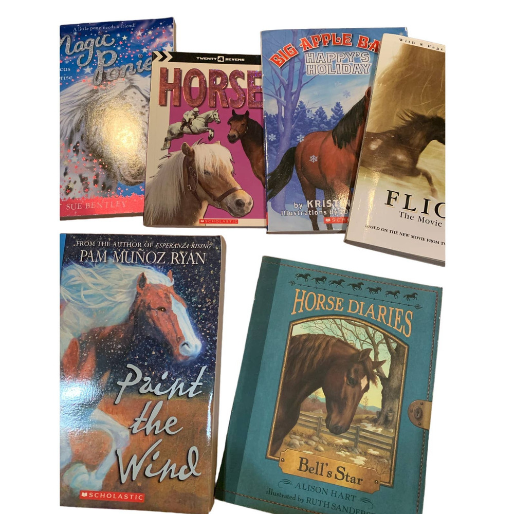 Lot of 6 Horse Books for young adult reader
